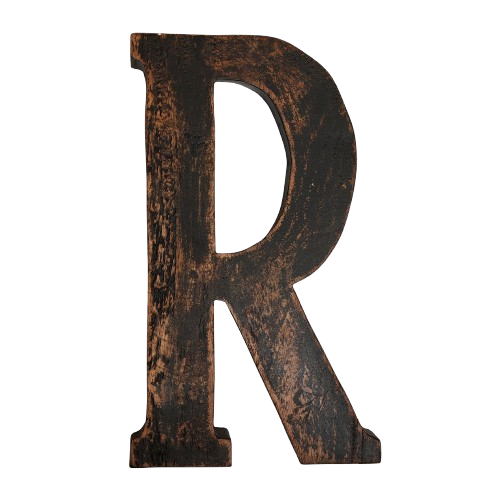Rr Letter Blocks Decorative